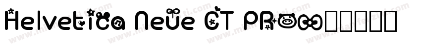 Helvetica Neue CT PRO字体转换